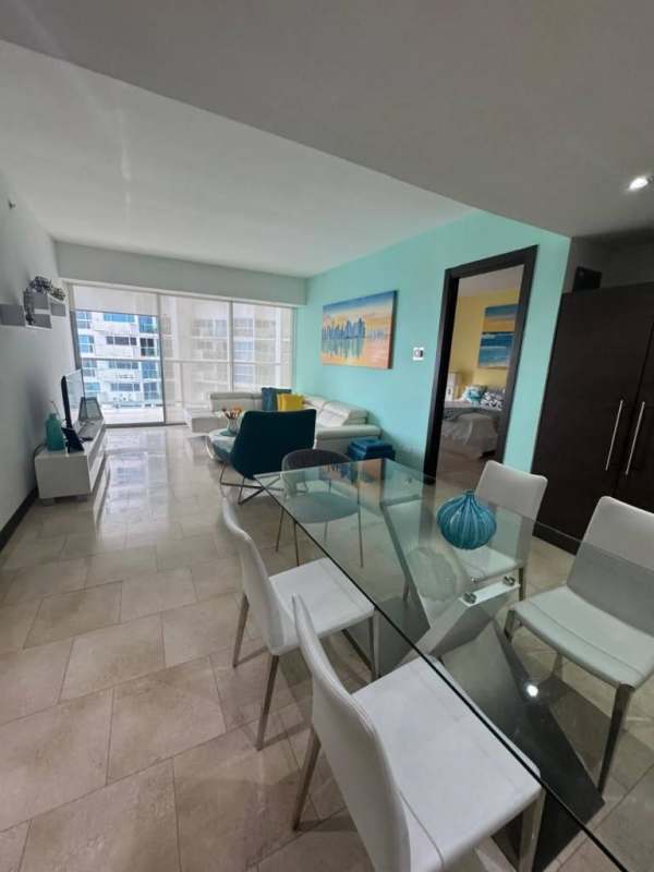 Luxury master bedroom floor to ceiling windows ocean skyline views JW Marriott Panama Punta Pacifica