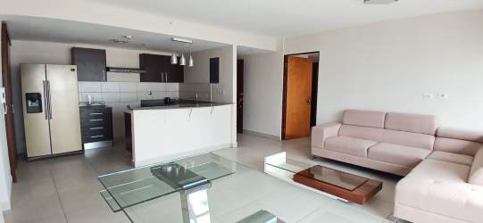 Kitchen with granite countertops and appliances in PH Midrise Woodlands Panama