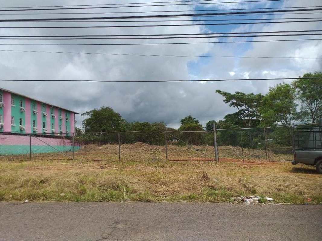 Commercial land fenced and ready to build near Altos de Tocumen Metro station Panama City