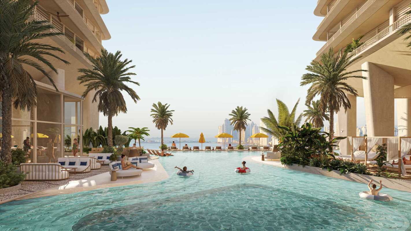 Spacious open-plan living and dining area with ocean views in PH Ocean Club Costa del Este