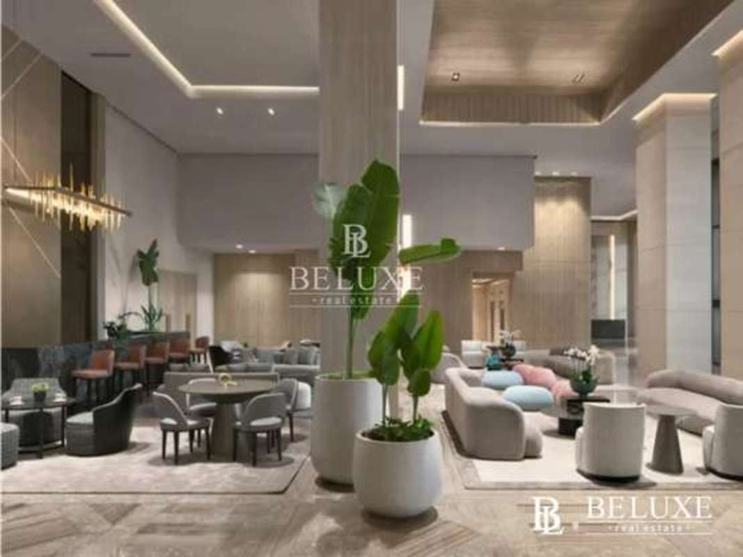 Spacious open living dining with ocean view PH The Towers Paitilla