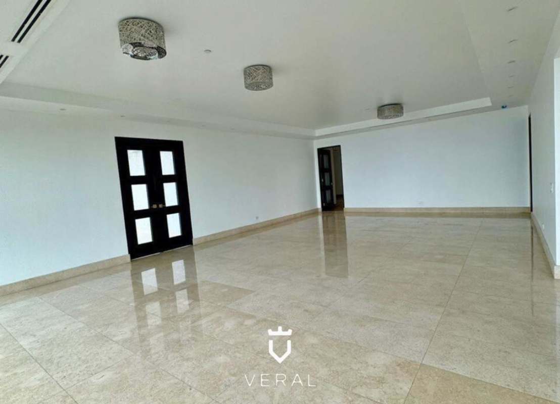 Impressive luxury lobby with mirror pool and mezzanine PH Ten Tower Costa del Este Panama