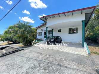 Living and dining area with ceramic tile, bright windows, connected layout in San Pablo Viejo David Panama