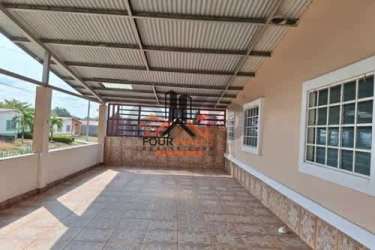 Covered carport and metal gate at house for sale Urbanización El Mirador Río Hato Antón