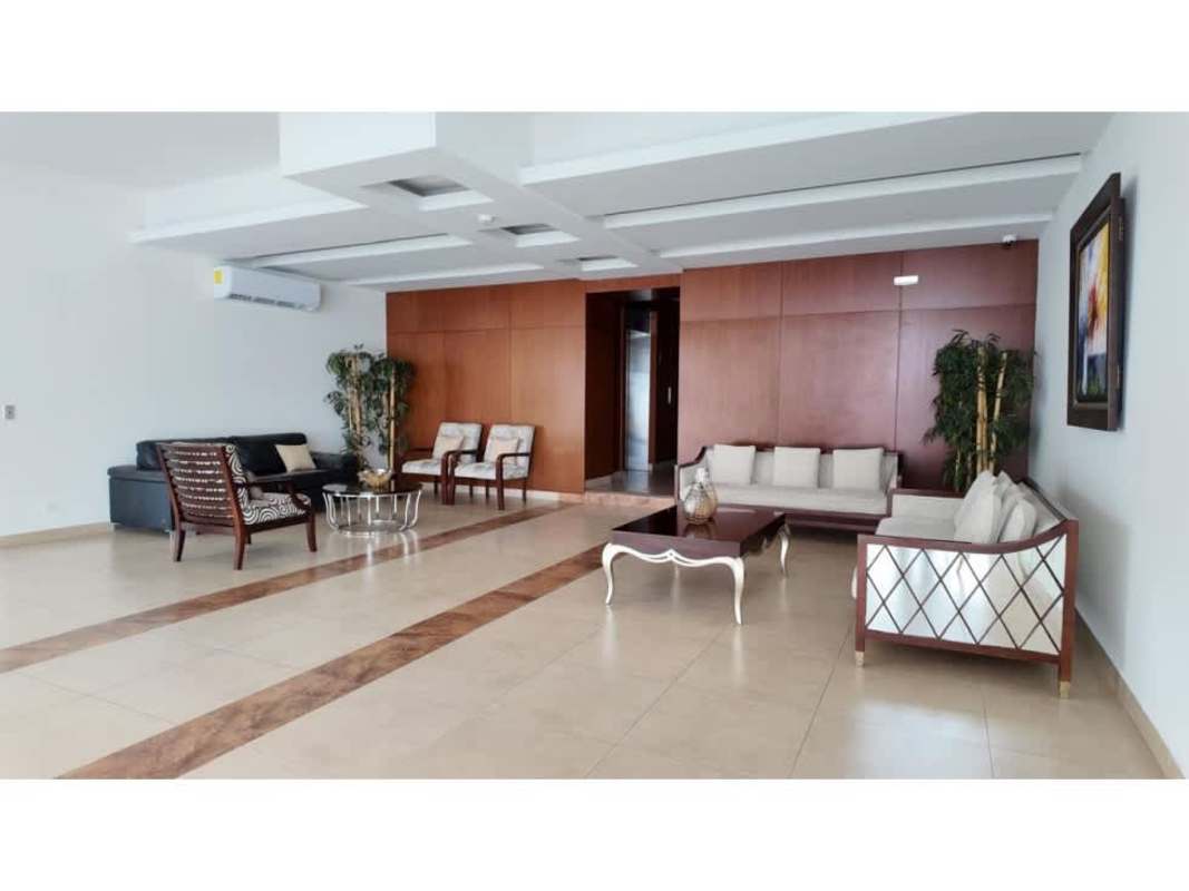 Modern open living dining area with minimalist design in PH The Hill Tower El Dorado Panama