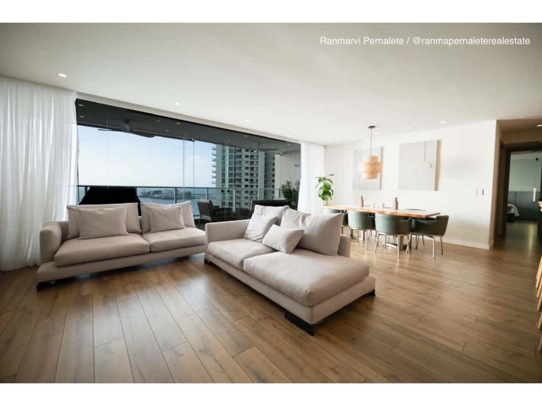 Furnished 2BR Apartment Ocean View PH Oceanaire Punta Pacifica