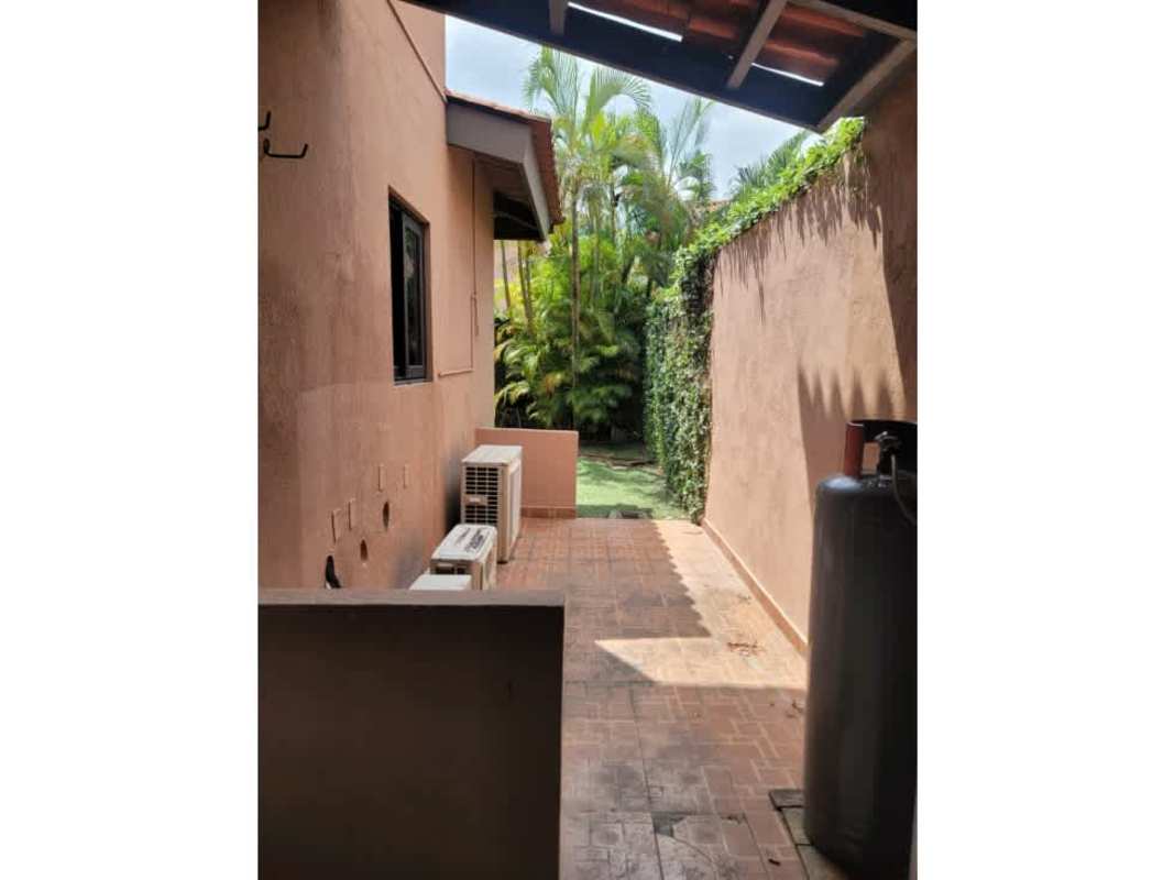 Bedroom with split air conditioner and closet space in house for rent PH Versalles Costa Sur Panama