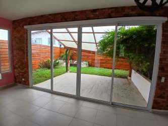 Living and dining space ceramic flooring in Villas de Arraijan Panama house for sale