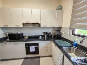 Master bedroom with ensuite bath and balcony in Los Molinos Boquete Panama