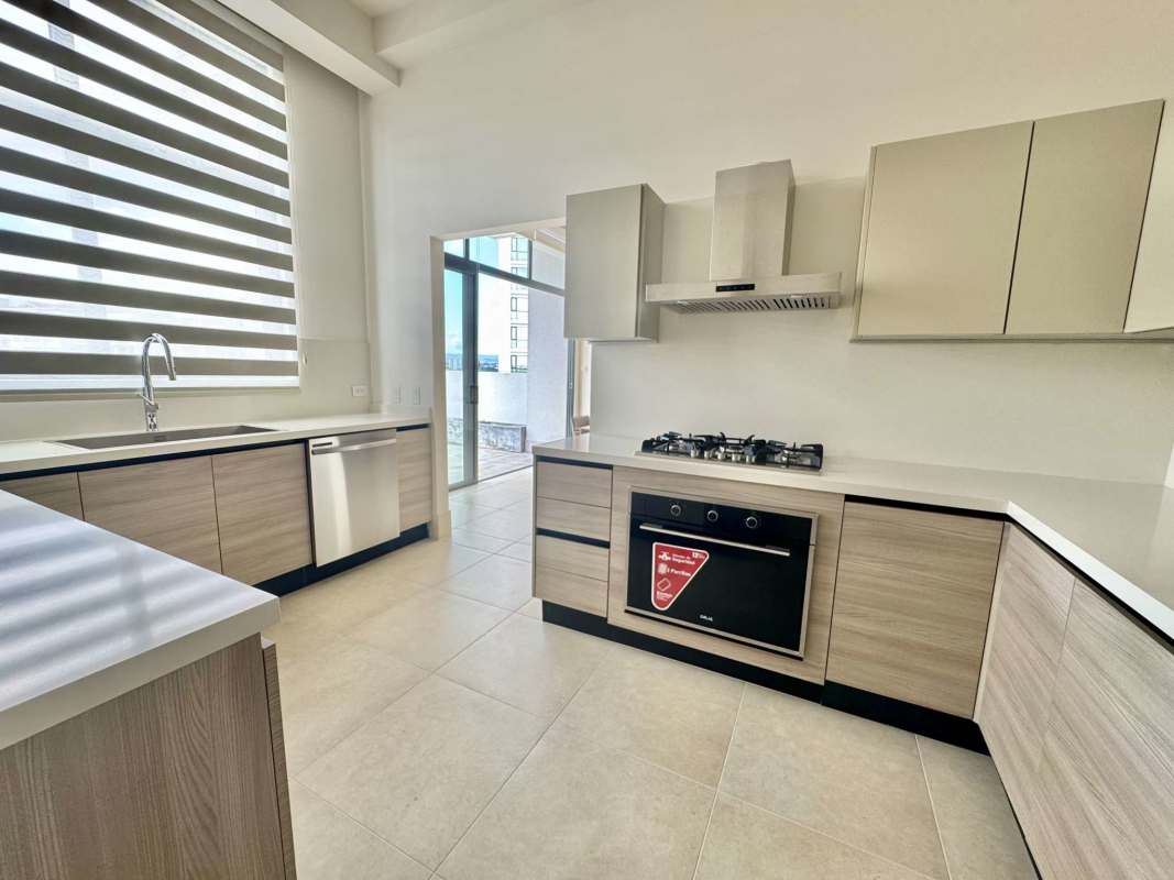 Master suite with terrace access and golf views in Ocean House Santa Maria Panama City