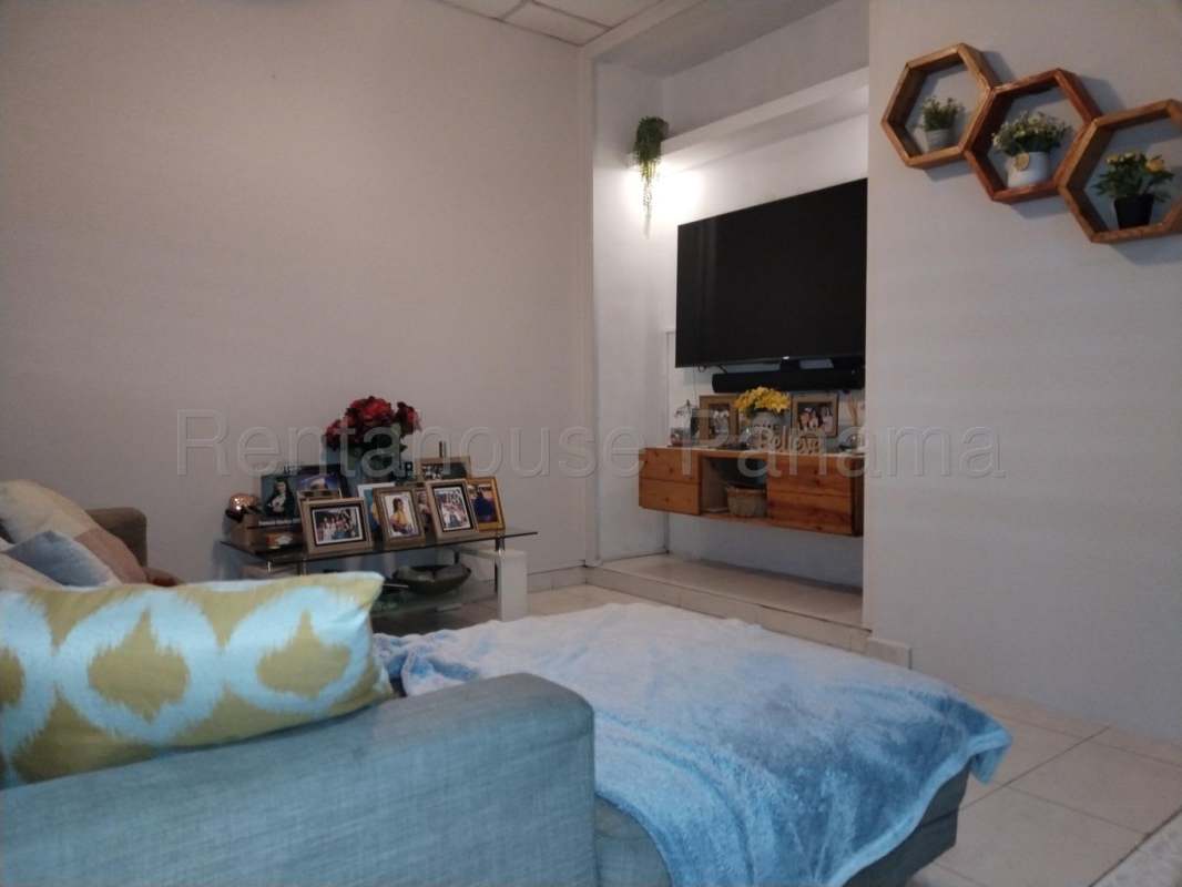 Contemporary kitchen area with cabinets, tile backsplash, glass doors PH La Riviera Don Bosco