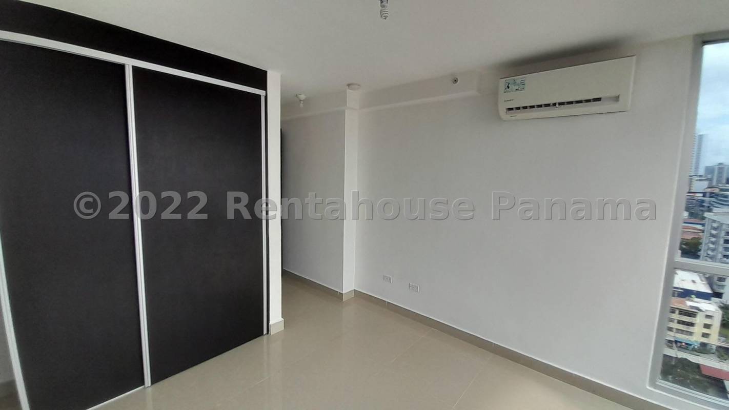 Contemporary bathroom with tiled walls, glass shower and vanity Coral Towers Panama