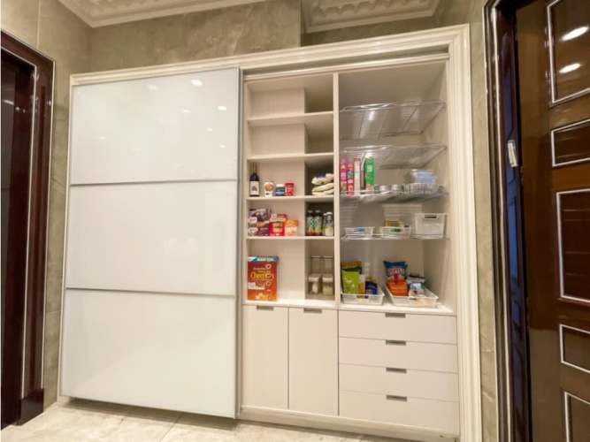 Balcony with glass railing and sweeping Pacific Ocean views in Punta Pacifica PH Ocean Club Panama