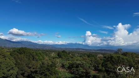 Private natural waterfall flowing through lush forest in Potrerillos Arriba property Chiriquí Panama