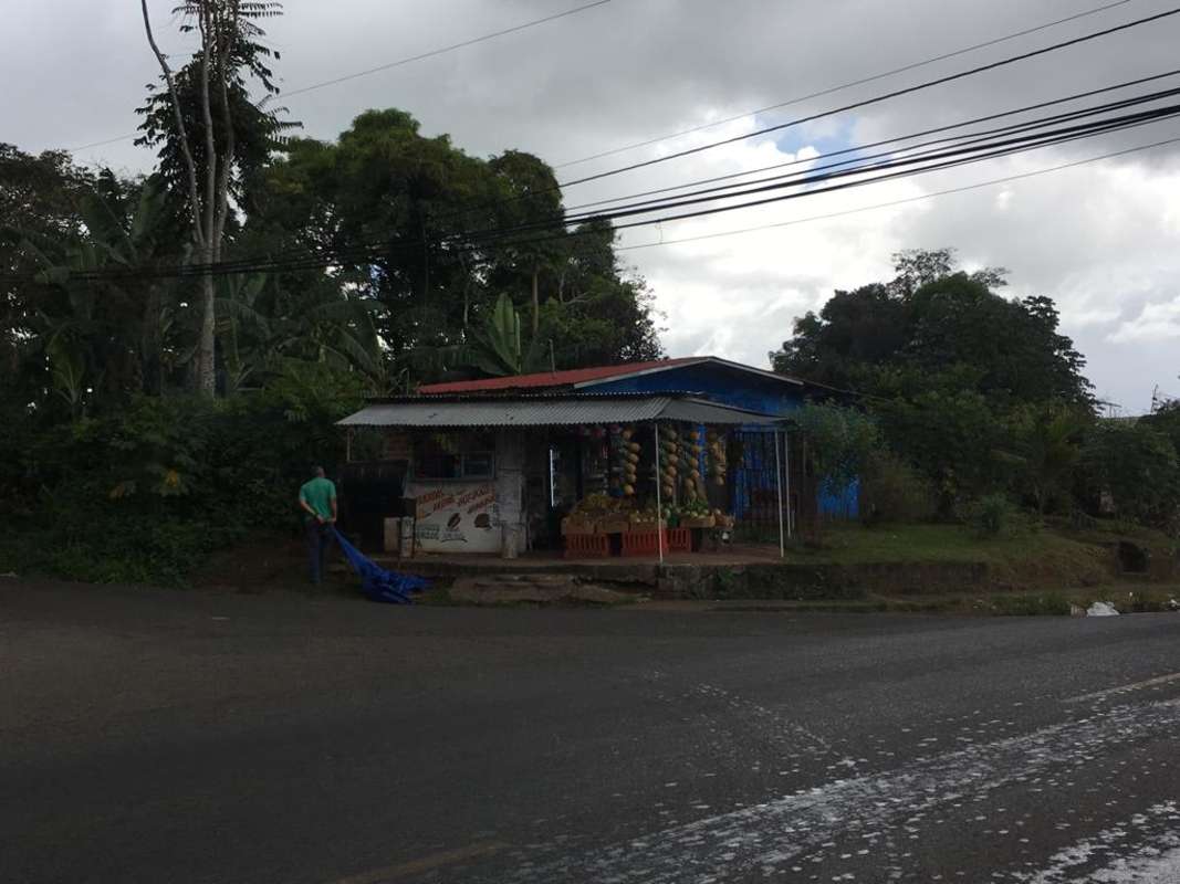 Prime corner fenced development plot near major highway Panama City