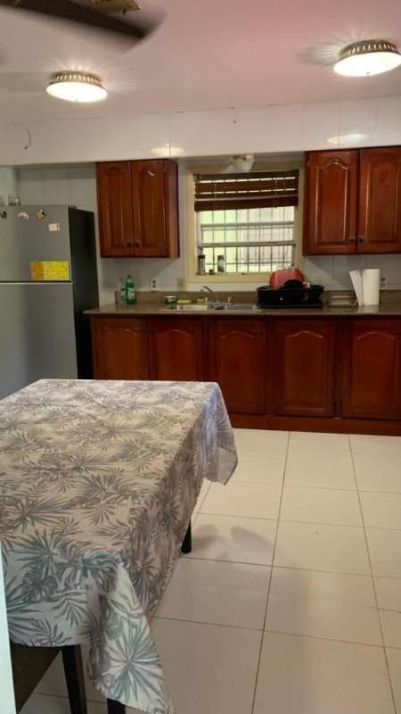 Bedroom with closet ceiling fan garden view Clayton Panama apartment for rent