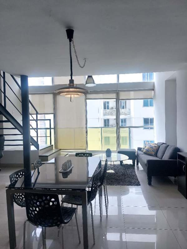 Full bathroom with granite counter and modern tile in PH Vitroloft El Cangrejo Panama City