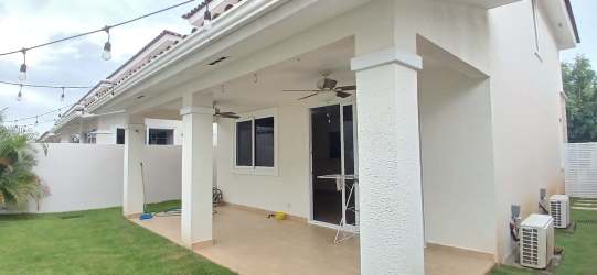 Bathroom with glass shower enclosure and modern fixtures in Bosques del Pacífico Panama Pacifico