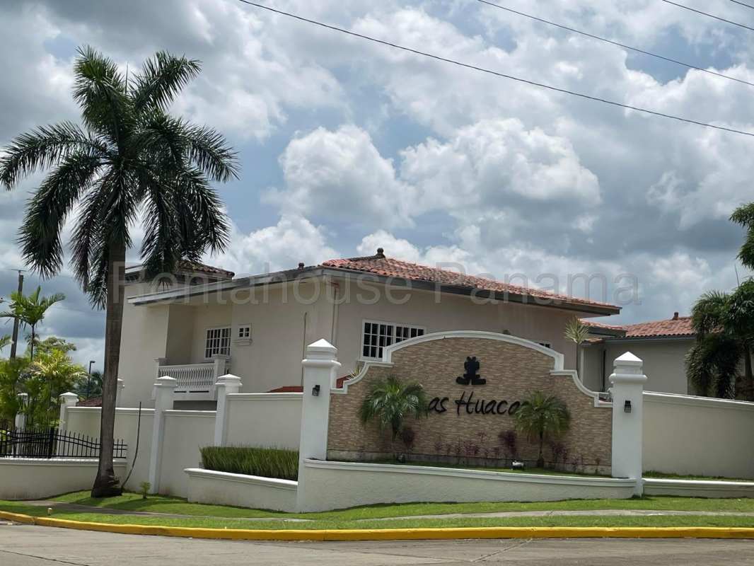 Spacious kitchen featuring granite counters and wooden cabinets Ancon Panama