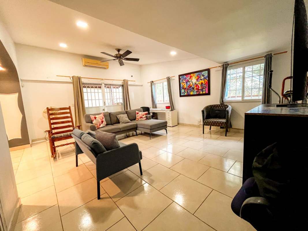 Separate family or TV room area inside Terrazas de Brisas del Golf house for sale