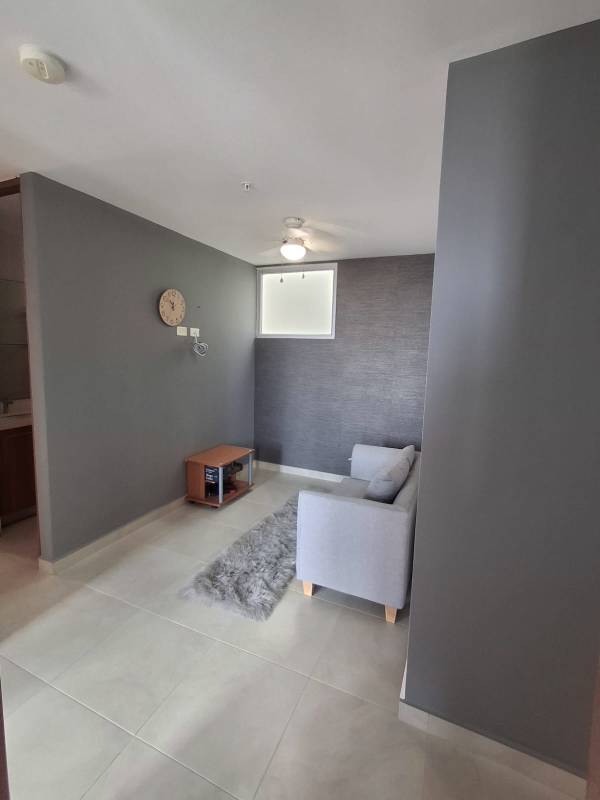 Bright living dining space with access to balcony at PH Porto Alegre Villa Lucre Panama