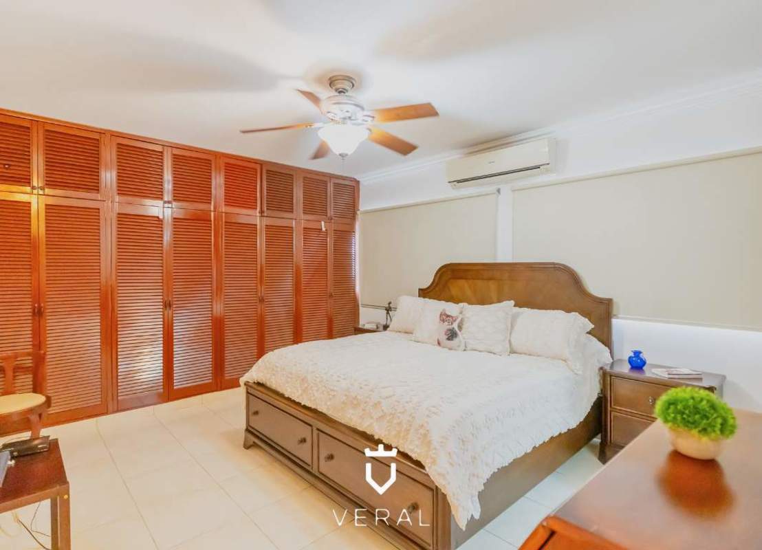 Contemporary bathroom granite countertop glass shower luxury house in La Loma Panama City