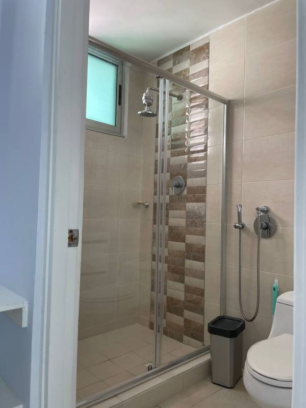 Full bathroom with glass enclosed shower, elegant tile PH Clayton Park 1 Panama
