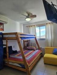 Fully equipped kitchen with granite countertops appliances in El Palmar Residences vacation rental Panama