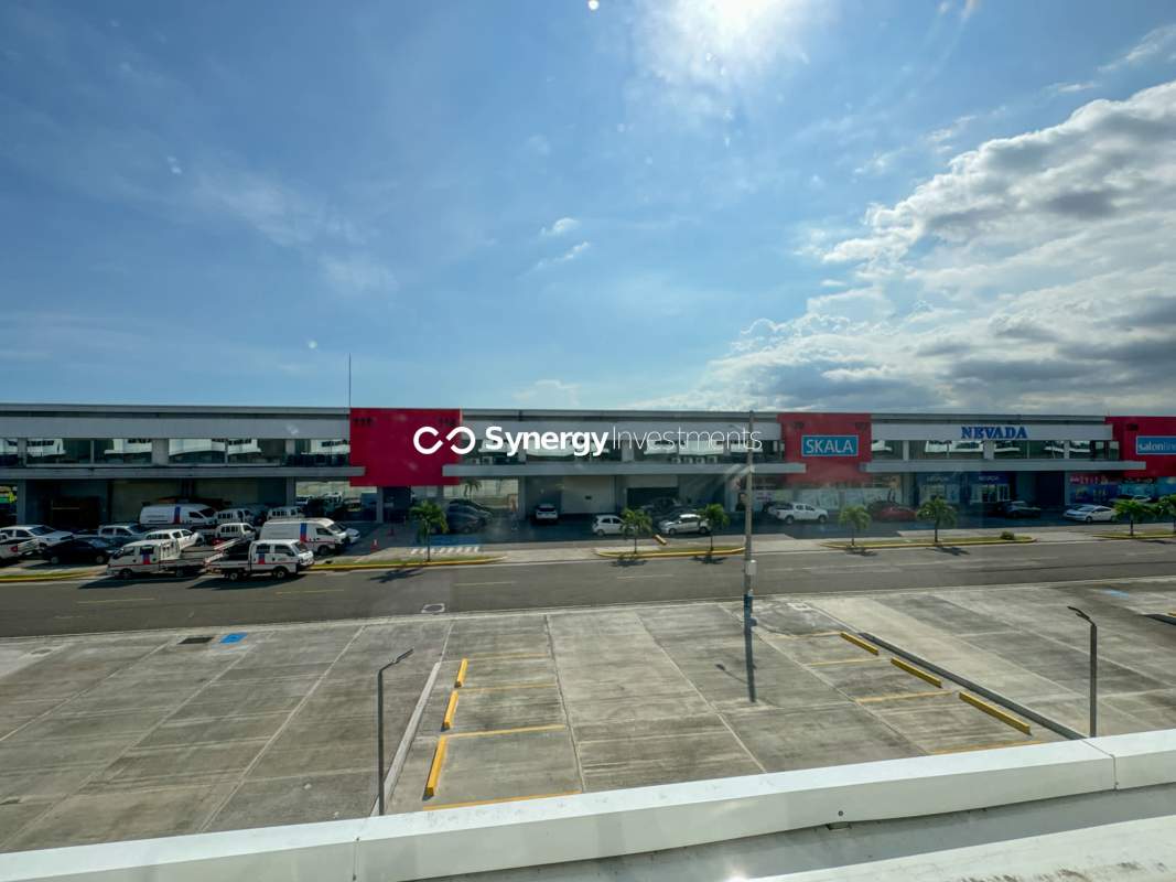 Container truck loading area with dock ramps and secure perimeter in Panama City