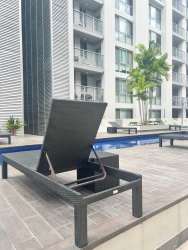 Bright living and dining area with balcony in PH Mosaic Panama Pacifico Howard