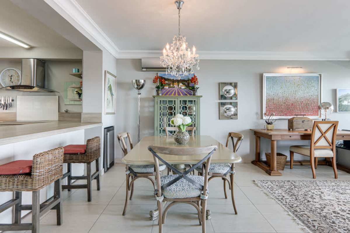 Open plan living dining with full ocean view at PH Nautica Coco del Mar