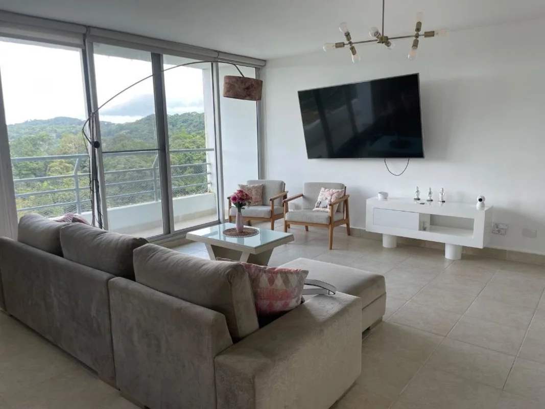 Spacious living area with balcony access Ciudad del Saber Panama