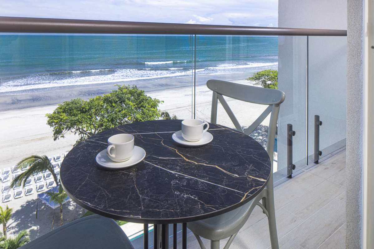 Ocean view from private apartment balcony at Surfside Residences Panama