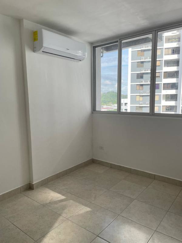 Minimalist bathroom with shower and tiled walls at Torre El Cangrejo Panama City