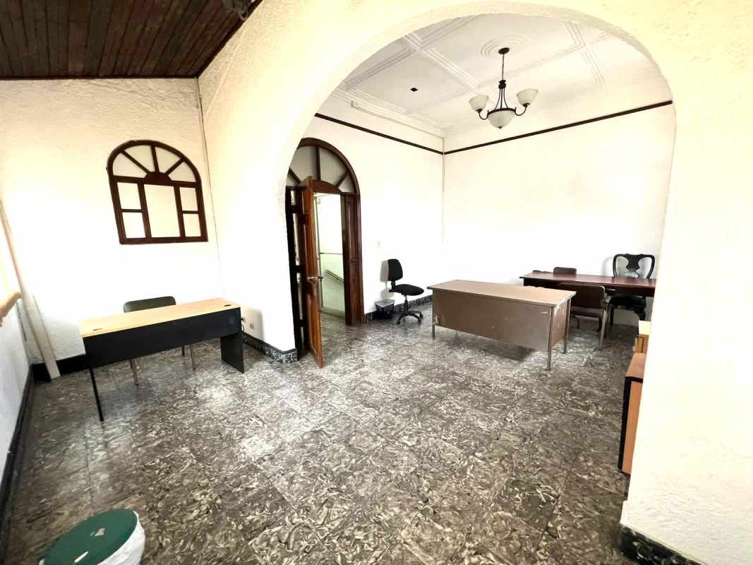 Vintage decorated office with archways and wooden ceiling panel Perejil Business Center Panama City
