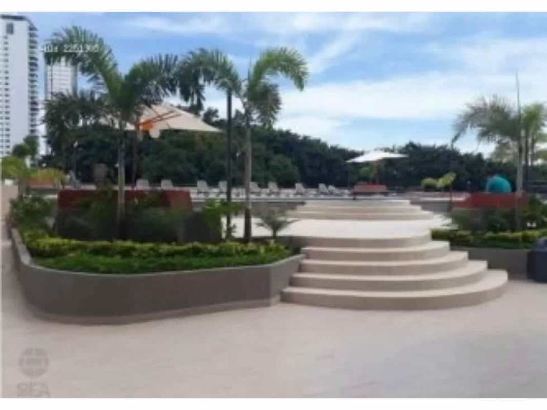 Outdoor sports court for basketball and soccer at PH Sky Park Carrasquilla Panama