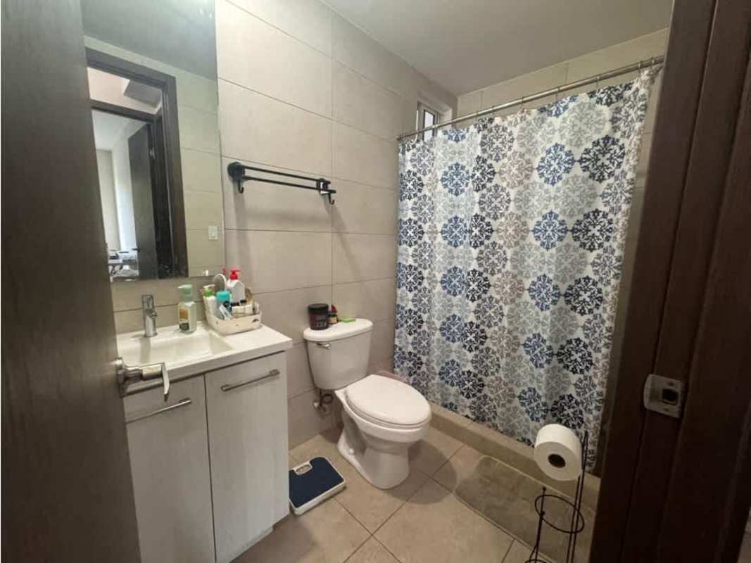 Cozy bedroom with closet, large window, ceramic floor in Torres de Cantabria Panama