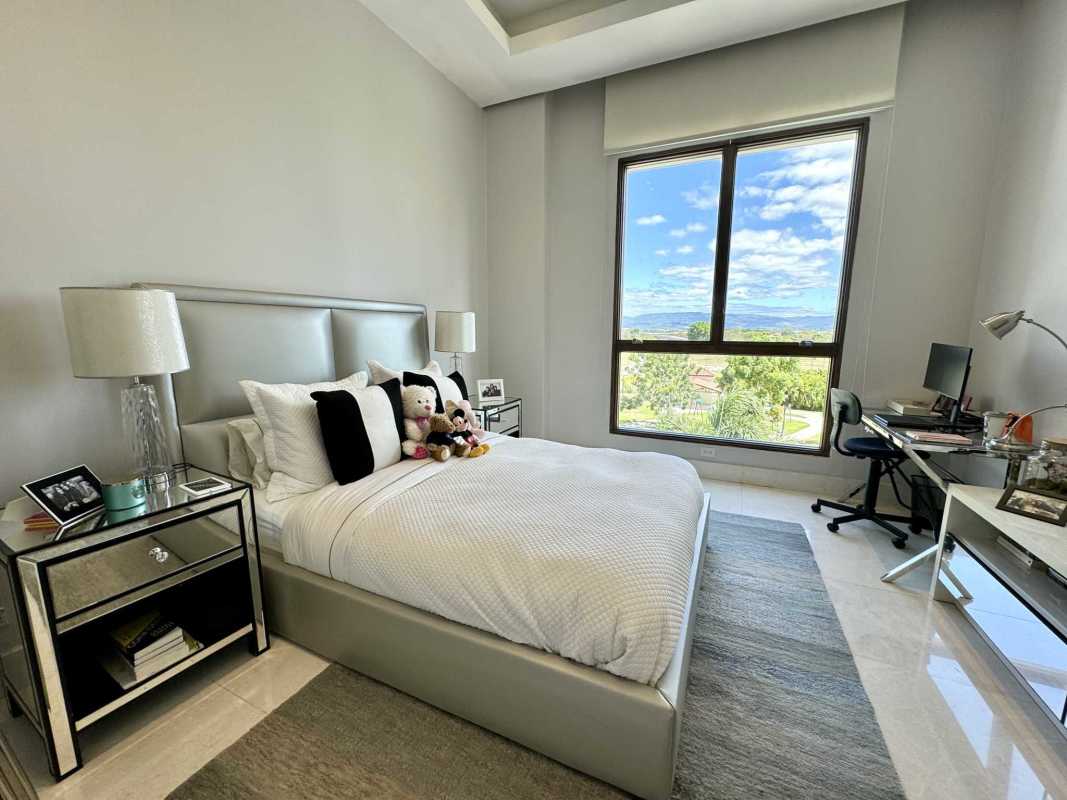 Modern luxury bathroom double vanity large mirrors walk-in shower PH La Loma Santa Maria Panama