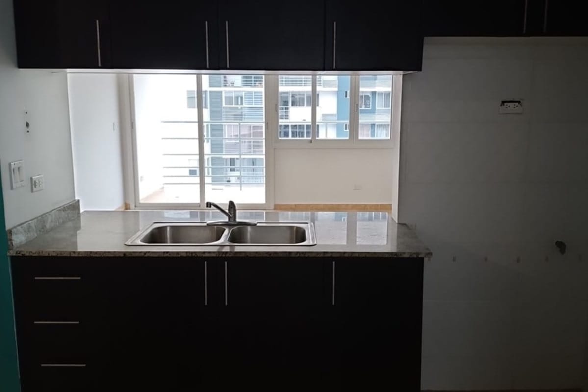 Panoramic city skyline view Panama City from El Dorado neighborhood