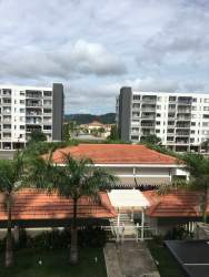 Balcony with view to green social areas PH Midrise Panama Pacifico