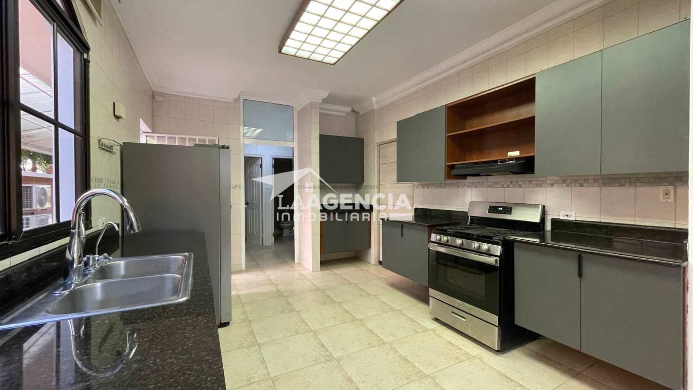 Spacious kitchen stainless appliances granite countertops Clayton Village Panama house for sale