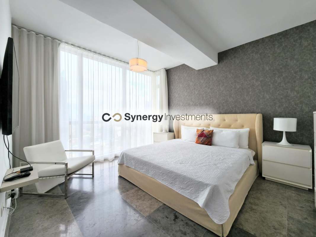 Luxury spa facilities with jacuzzi sauna steam room in Yoo Panama Tower