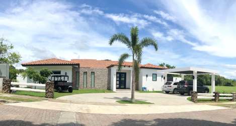 Spacious master bedroom with private terrace and Jacuzzi in beach home Punta Barco Village Panama