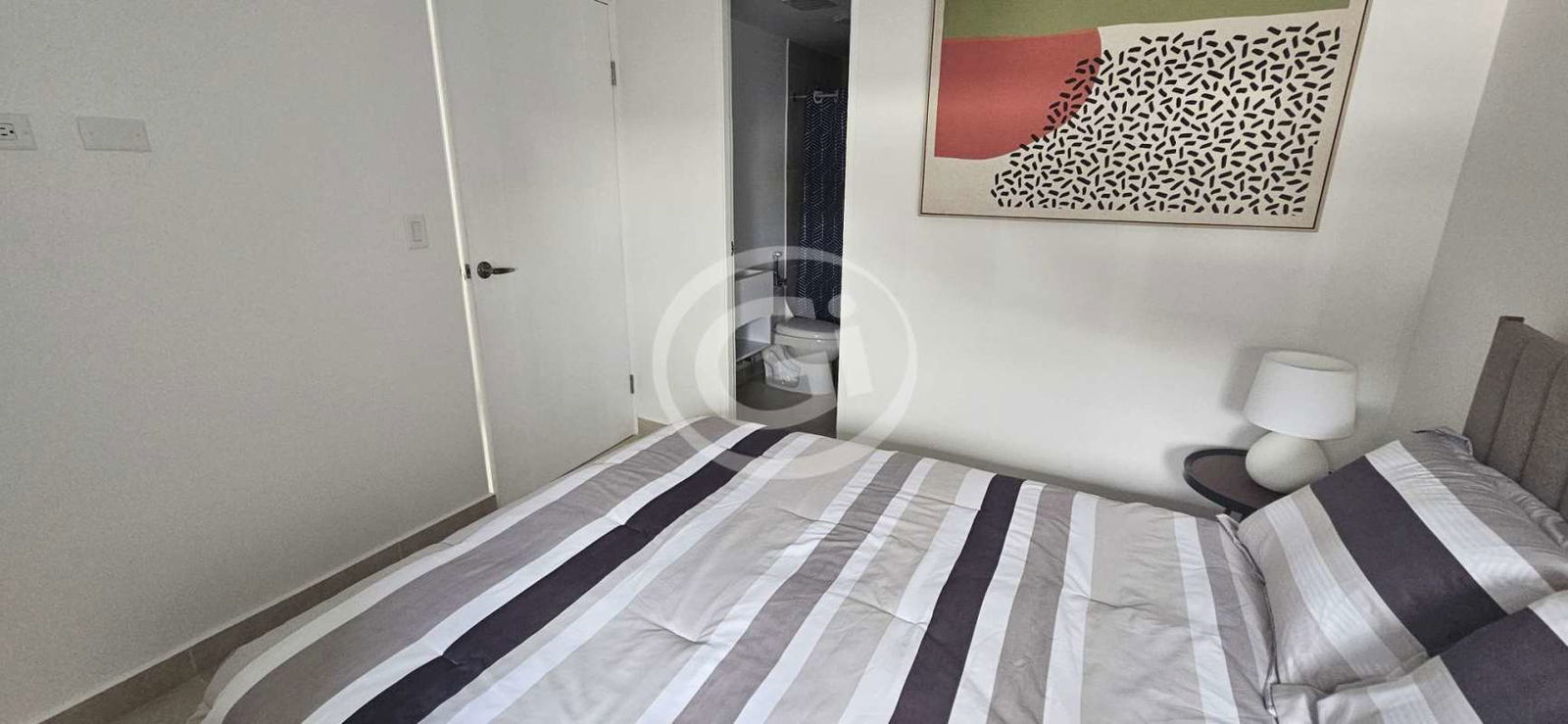 Contemporary kitchen with granite counters appliances open design Panama Viejo Residences Panama City