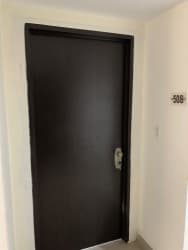 Private covered balcony overlooking gardens at Midrise Tower 5 Panama Pacifico