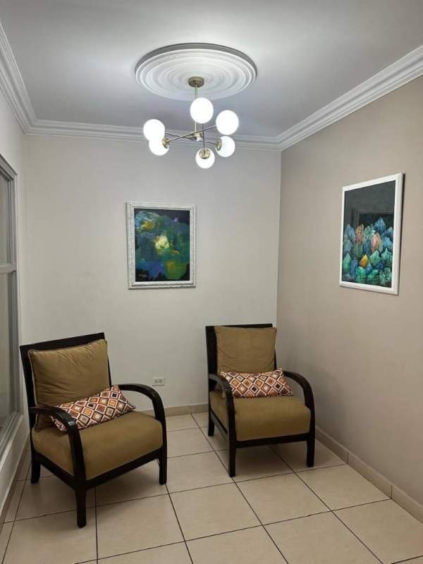 Modern lobby with elevators marble floors and reception PH Nuova Villa de la Fuentes Panama City