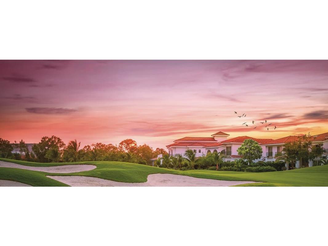 Large master bedroom featuring floor-to-ceiling windows, walk-in closet, marble floors in Empire Residences Panama