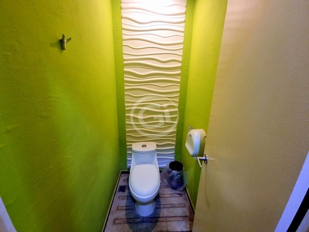 Covered café terrace space outdoor on Avenida Balboa in Panama City ready for customer seating