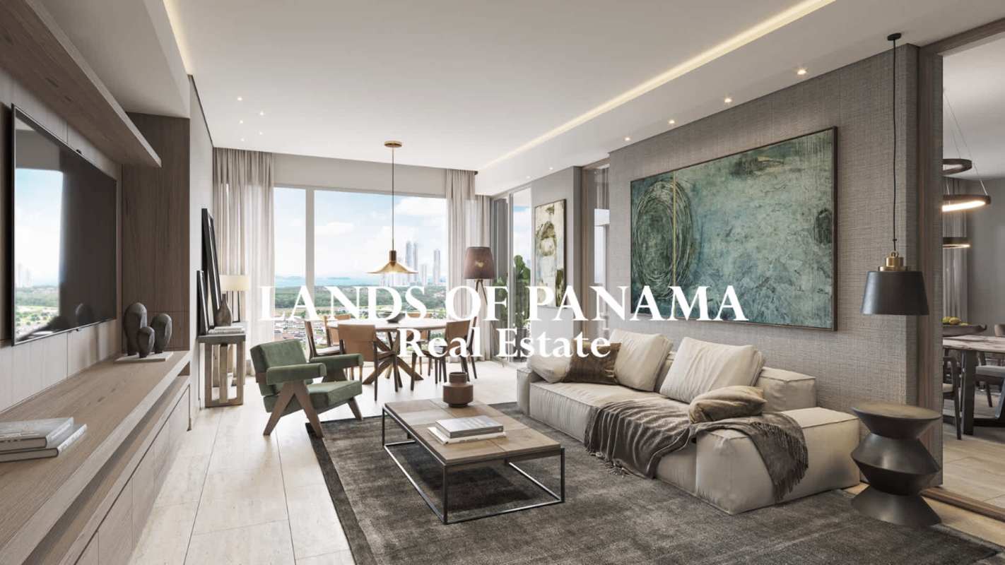 Rooftop infinity pool with Panama City skyline view Guayacán Tower