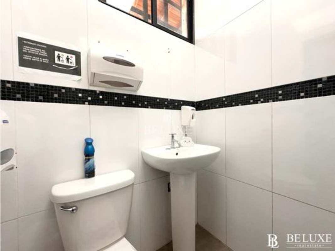 Conference room with map wall mural, large windows, recessed lighting in Obarrio Panama